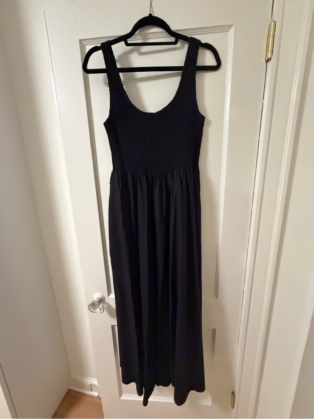 XiRENA Black Smocked Bodice Maxi Dress